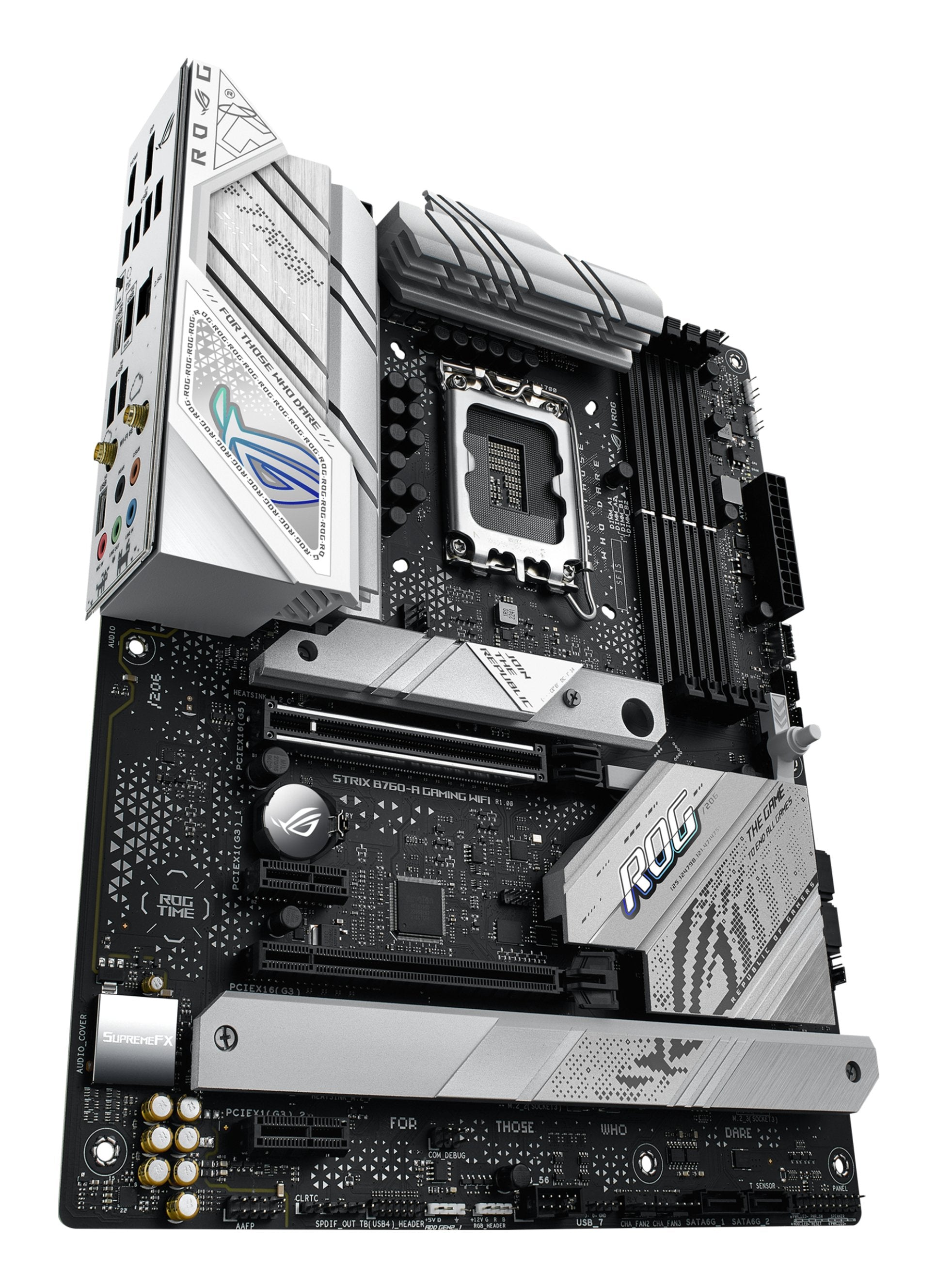 Placa Asus Rog Strix B760-A Gaming Wifi,Intel,1700,B760,4ddr5,128gb,Hdmi+Dp,4sata+3m.2,3usb 3.2+2usb-C,2.5gb+Wifi6e+Bt5.3,Atx