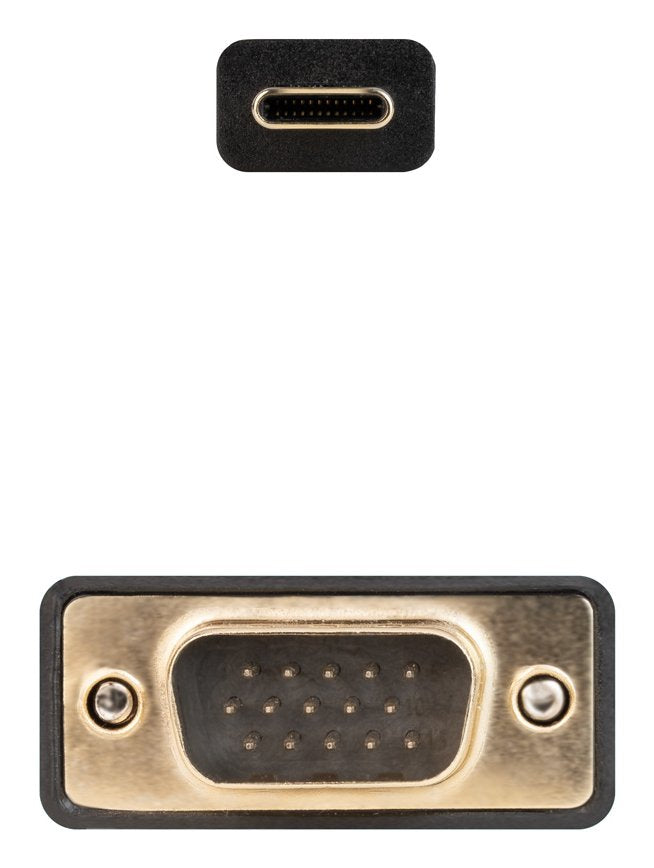 EAN 8433281015296 - Nanocable 10.15.5202 adaptador de cable de vídeo 1,8 m USB Tipo C VGA (D-Sub) imagen 3