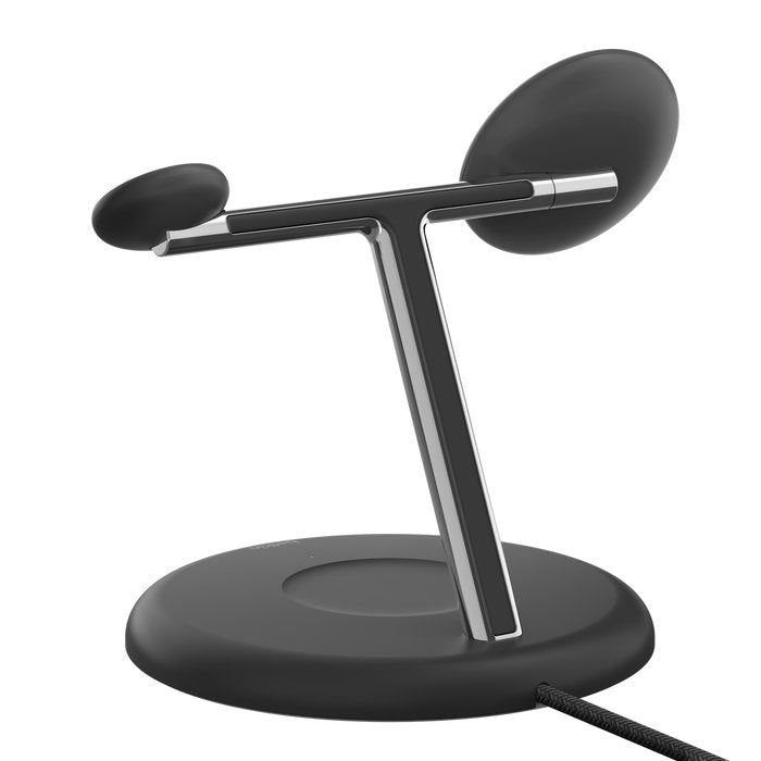 Cargador Magnético Boost Charge Pro De Belkin. Almohadilla 3 En 1. Qi2 Bl. Wiz023vfbk