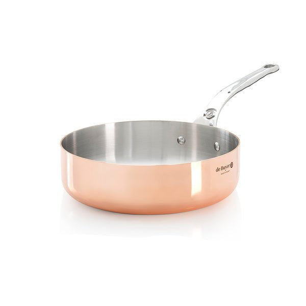 De Buyer Prima Matera Saut Pan Cobre/Acero. 20cm Recto Ind.