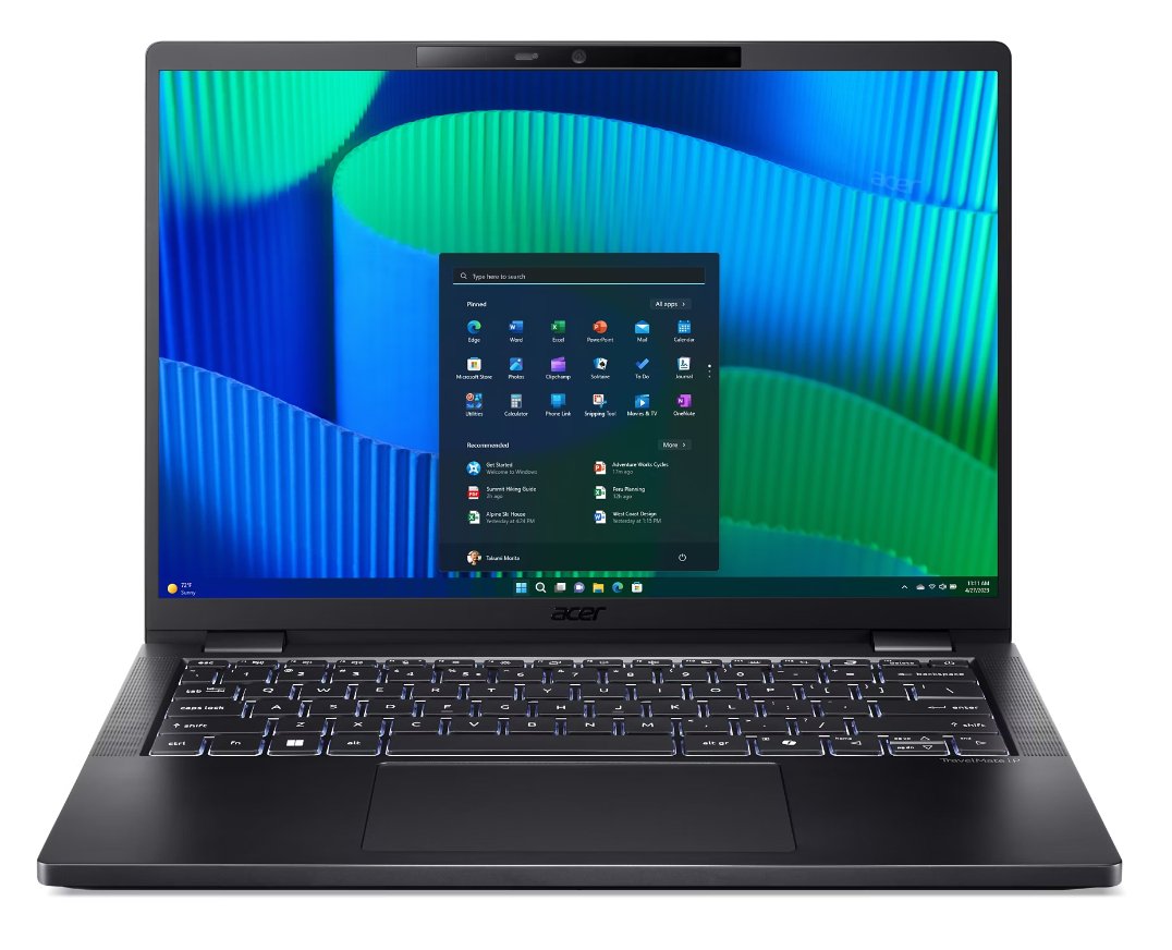 Portátil Acer Travelmate P6 Tmp614-73t-Tco-7563 Ultra 7 155h 14" Wuxga 32 Gb 1 Tb Ssd W11 Pro Negro