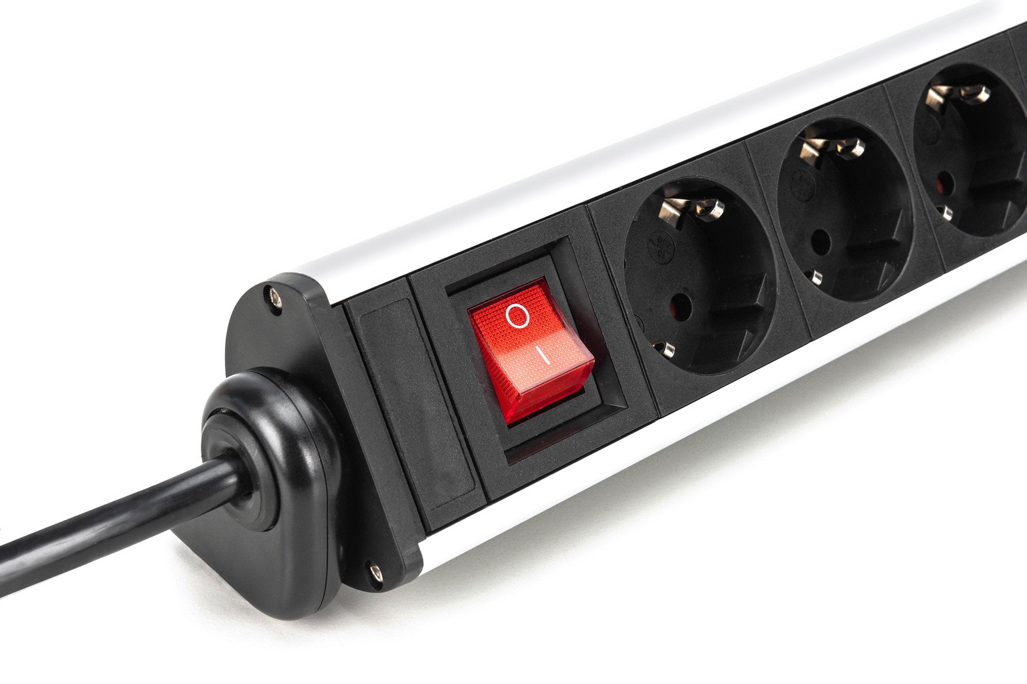 EAN 4016032487012 - Digitus DA-70624 base múltiple 1,5 m 6 salidas AC Interior Negro, Plata imagen 3