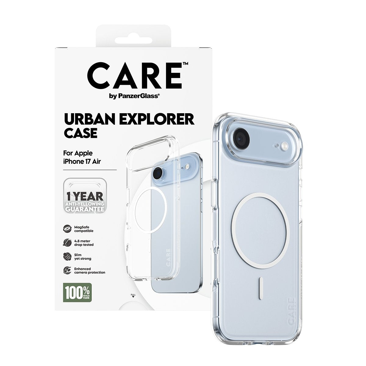 Care By Panzerglass Case Transp. Urban Expl Wh Magsafe Ip 17 Air