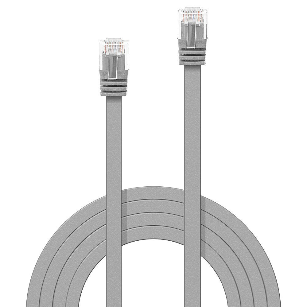 Lindy Cable De Red Cat6 Flachband Ungeschirmt Gris 1.00m