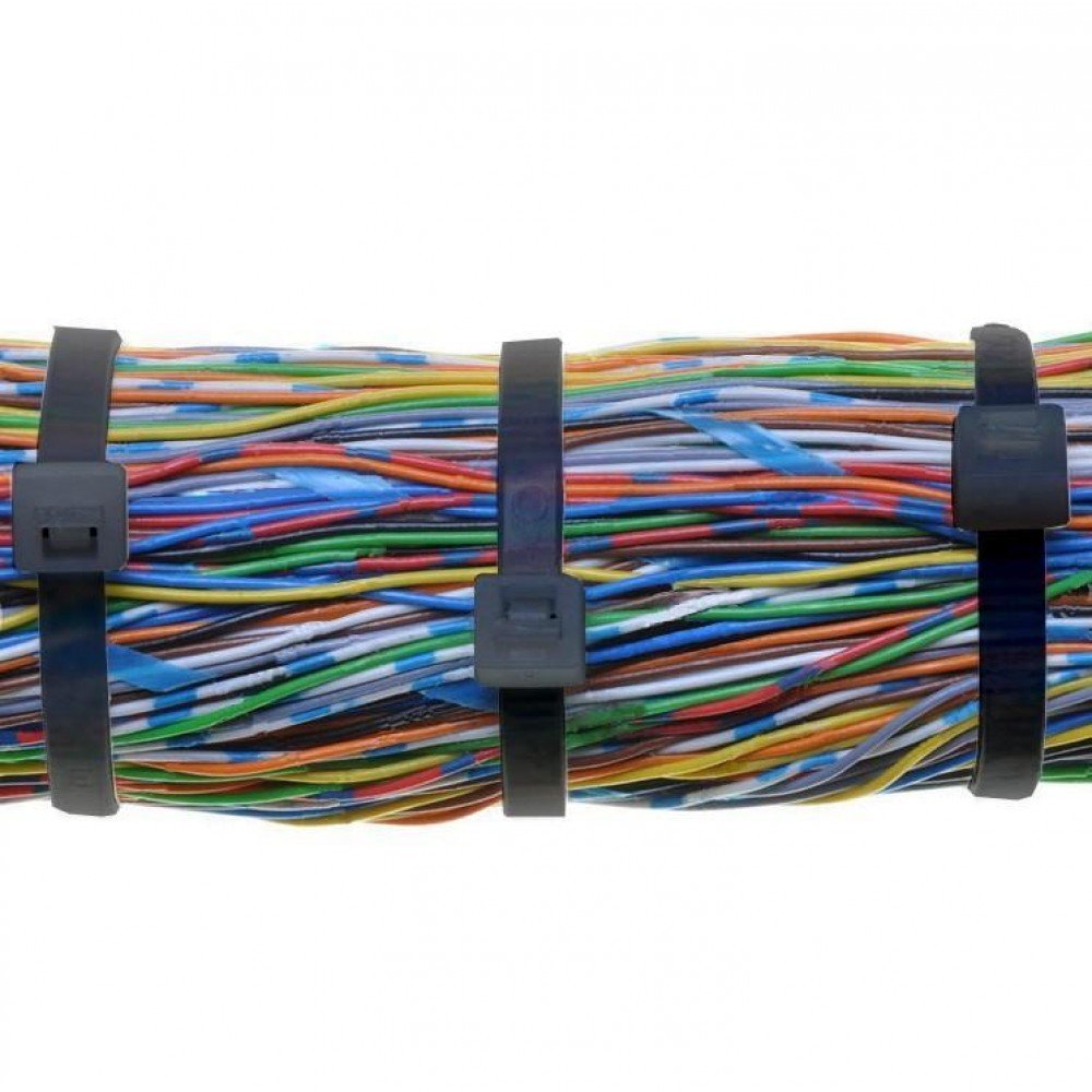 Techly 306356 Bridas Techly Nylon 100 X 2,5 Mm 100 Piezas Negro