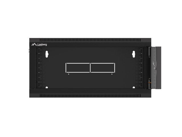 Rack De Pared De 19 "4u / 570x600 Paquete Plano De Montaje Rápido Desmontable Black Lanberg