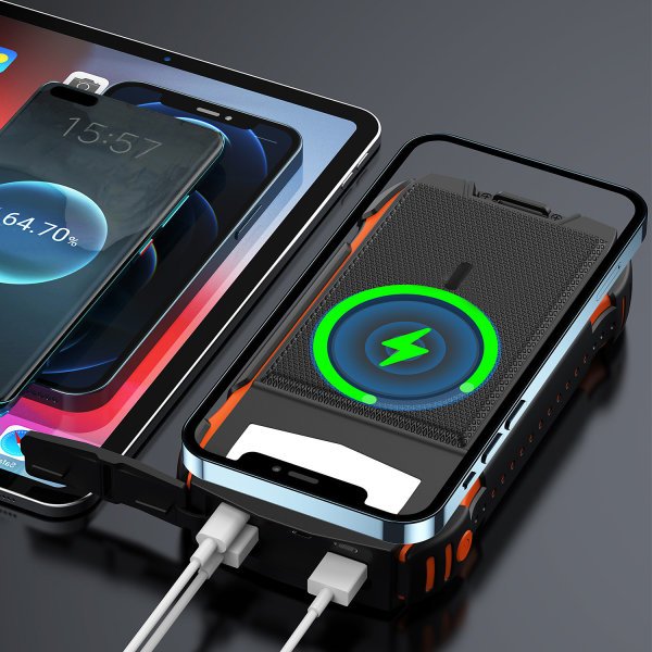 Powerbank 4smarts Solar Rugged Titanpack Ultimag 20.000mah Negro