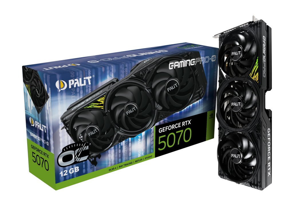 EAN 4710562245554 - Palit GeForce RTX 5070 GamingPro-S OC NVIDIA 12 GB GDDR7 imagen 10