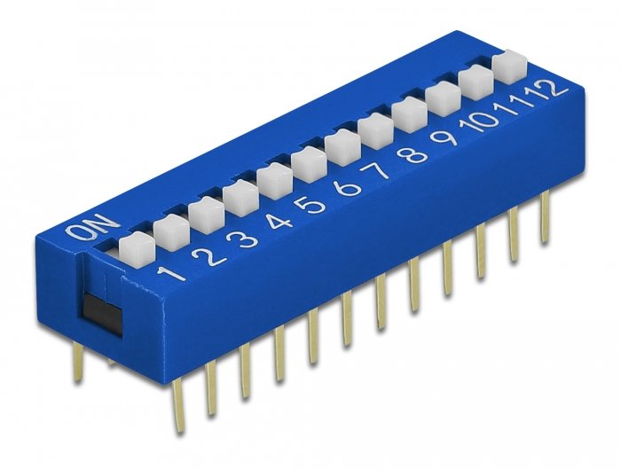 66388 Zubehr Fr Leiterplatten Dip-Schalter Blau 10 Stck(E) (66388)