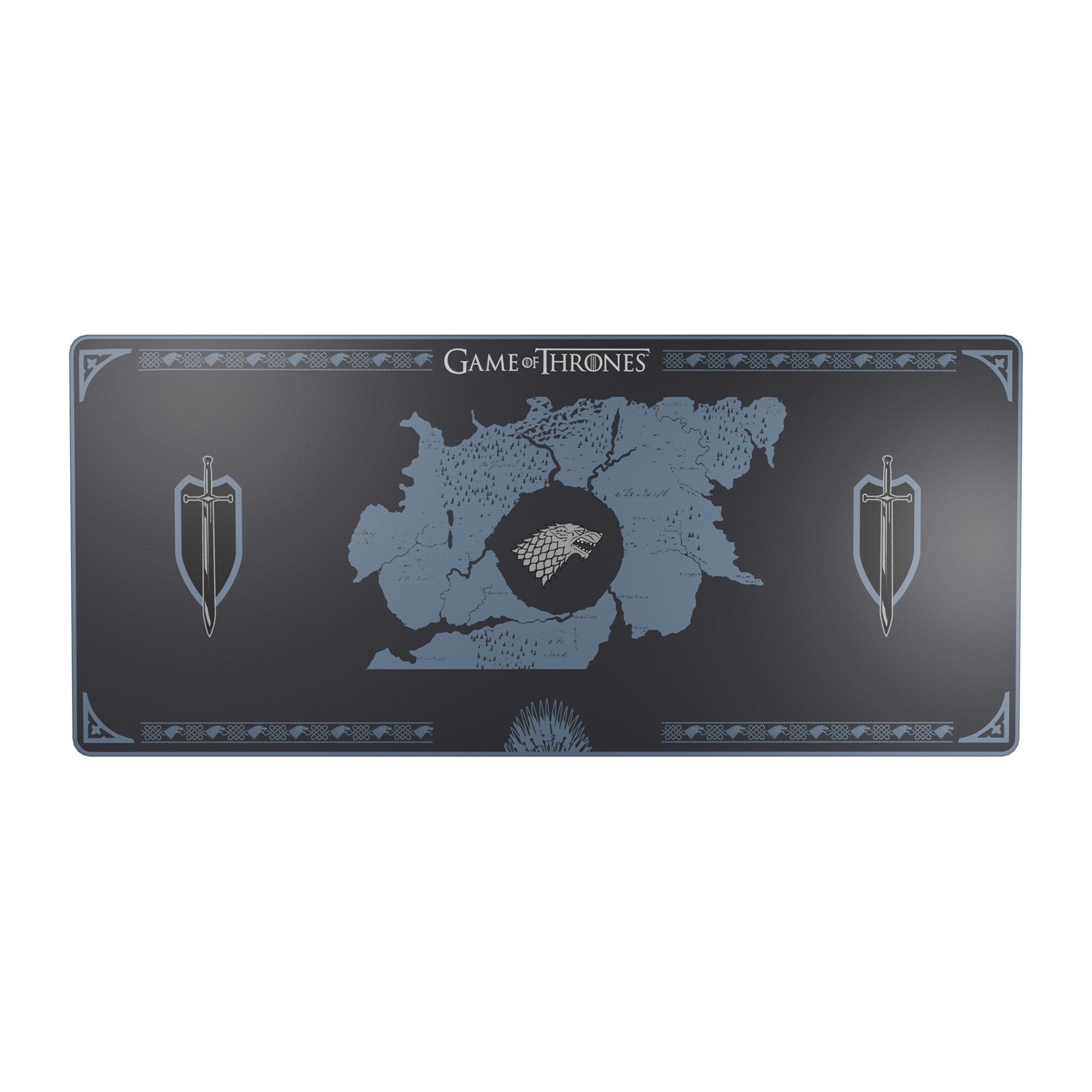 EAN 3760352731690 - Lexip HBO Game of Thrones – Stark Edition Alfombrilla de ratón para juegos Negro, Azul, Blanco imagen 1
