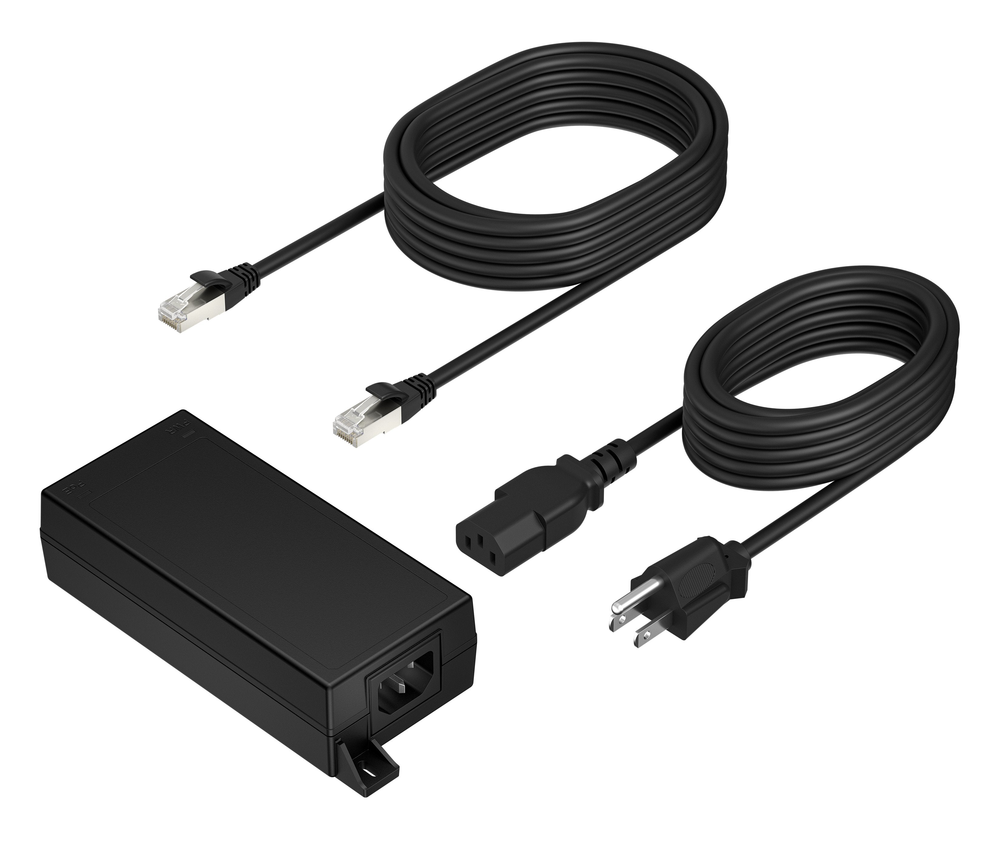EAN 0198990106359 - HP Poly PoE++ 65W 2.5G Adapter with 3.66m CAT6A Cable and Power Cord Negro imagen 1