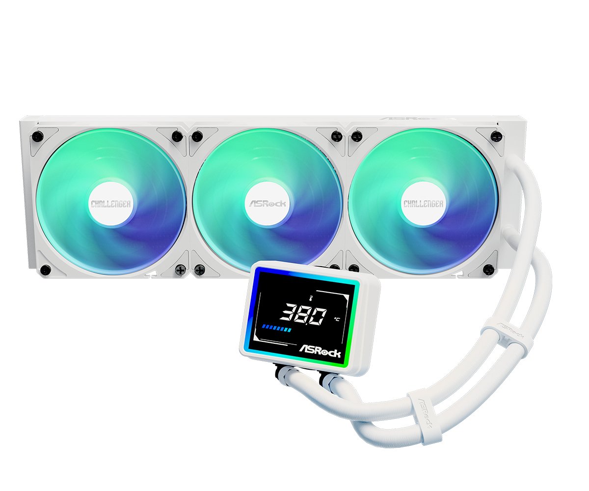 Refrigerador Liquido Cpu Asrock Challenger 360 Digital Argb White