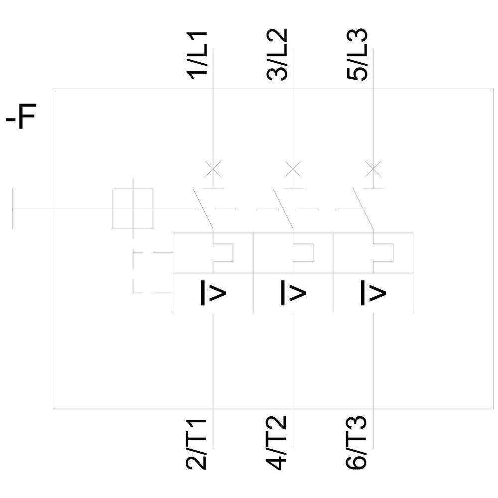 Siemens 3rv20111ca10 Corta Circuito Disyuntor Guardamotor 3