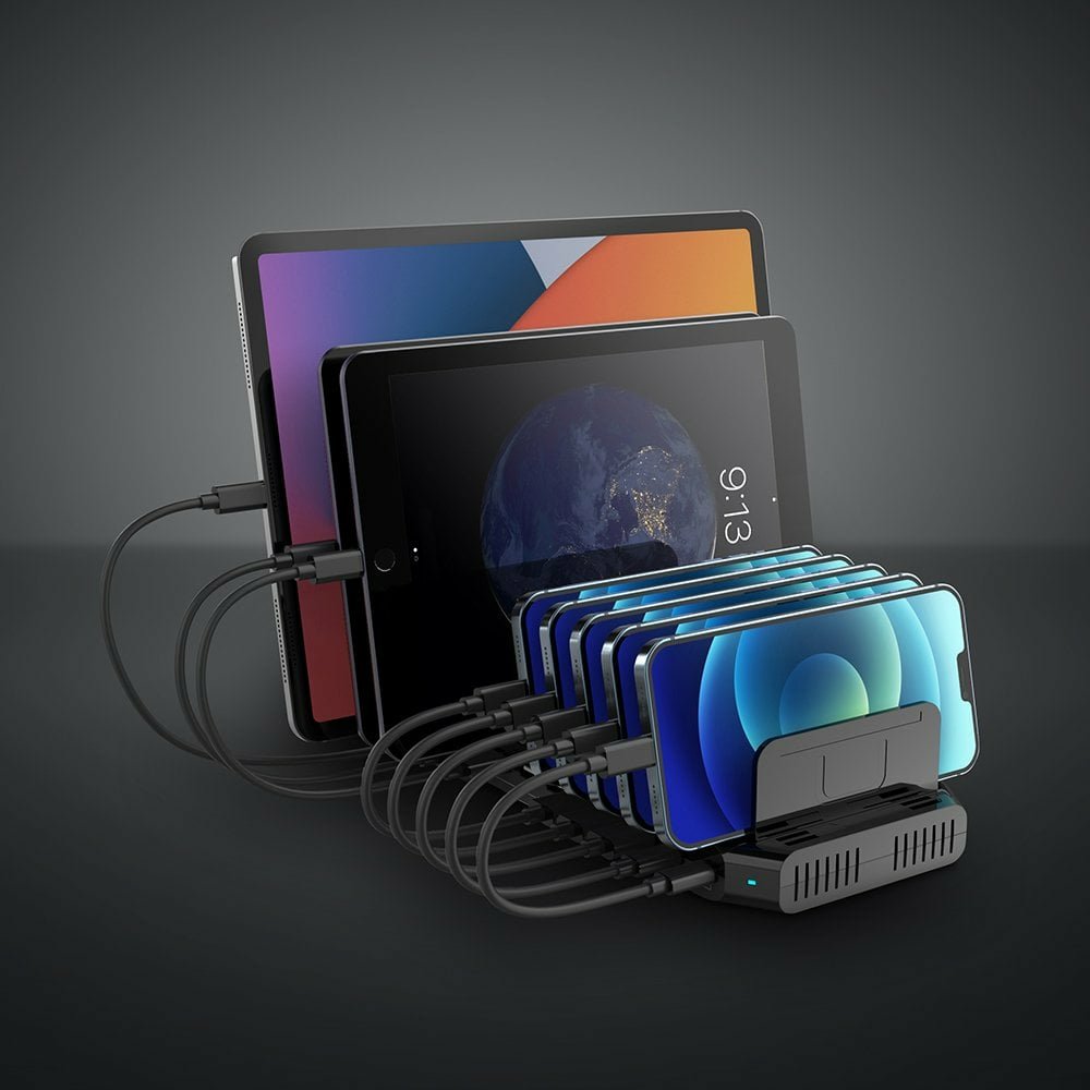 Lindy Estación De Carga Usb De 120 W Y 10 Puertos