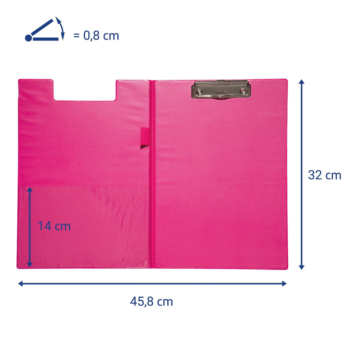 EAN 4002390076951 - MAUL 2339222 portapapel A4 Cartón, Plástico Rosa imagen 1