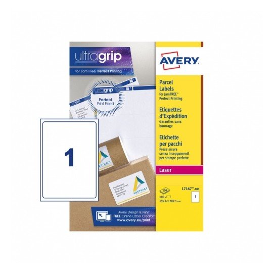 EAN 5014702175336 - Avery L7167-100 etiqueta autoadhesiva Rectángulo Permanente Blanco 100 pieza(s) imagen 2