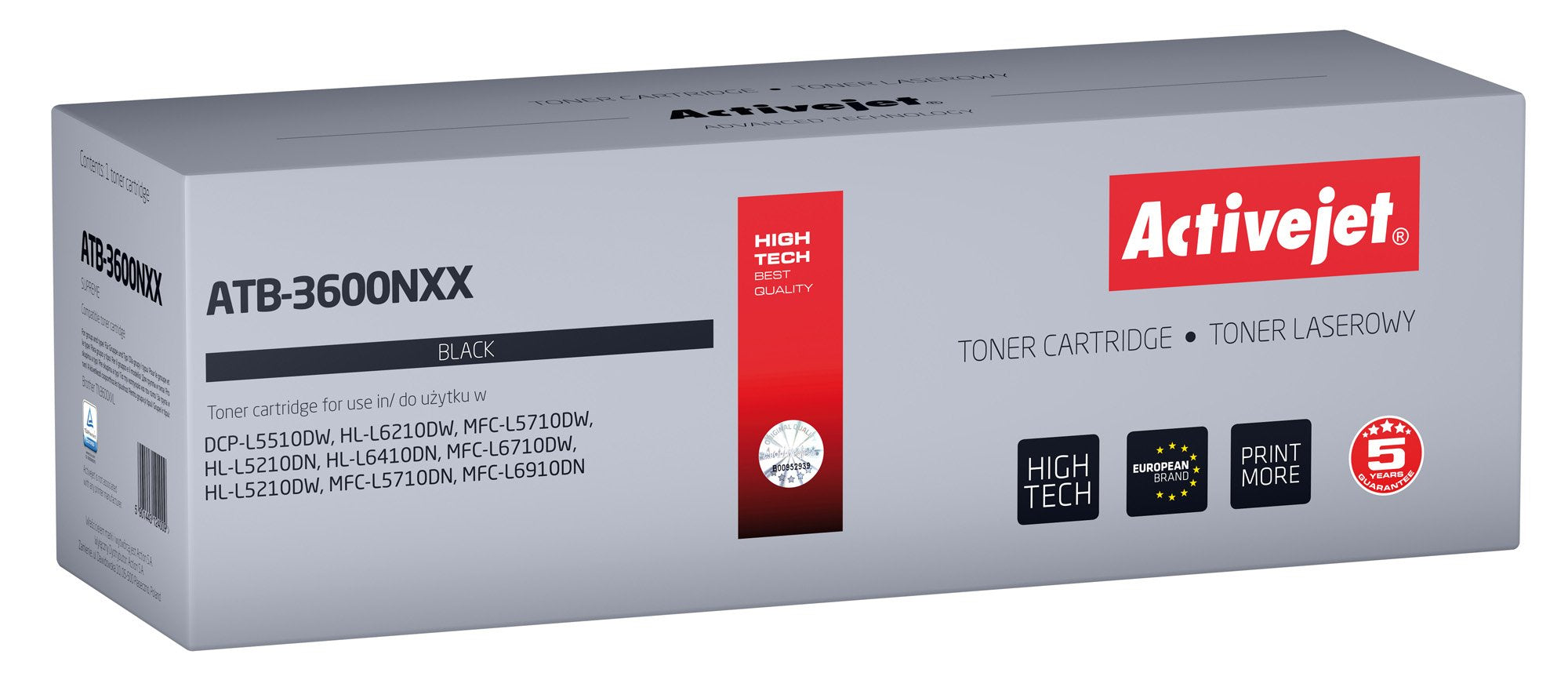 EAN 5901443124009 - Activejet ATB-3600NXX cartucho de tóner 1 pieza(s) Compatible imagen 1