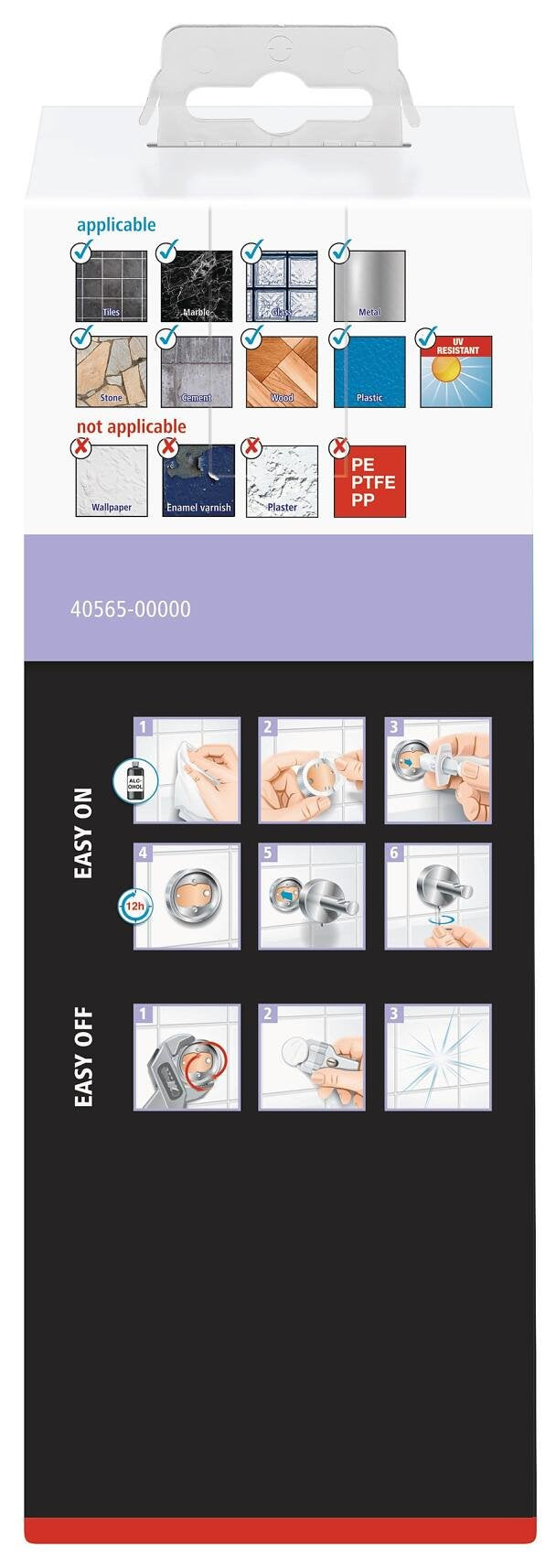 EAN 4063565127281 - TESA MOON BLACK dispensador de jabón 0,2 L Negro, Blanco imagen 3