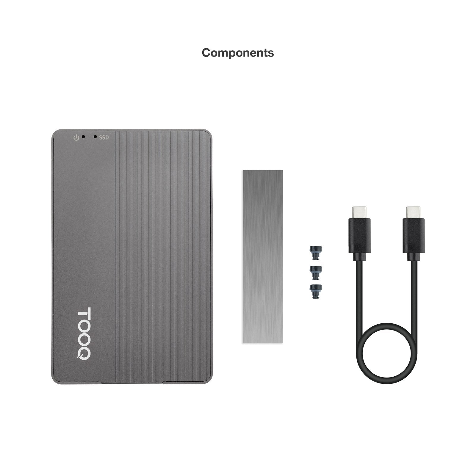 Docking Usb Tipo-C Tooq Tqe-2242g Ranura Ssd M.2 1xhdmi 1xrj45 1xusb 1xusb Tipo-C 1xlector Tarjetas 1x Jack 3.5 1xusb Tipo-C Pd