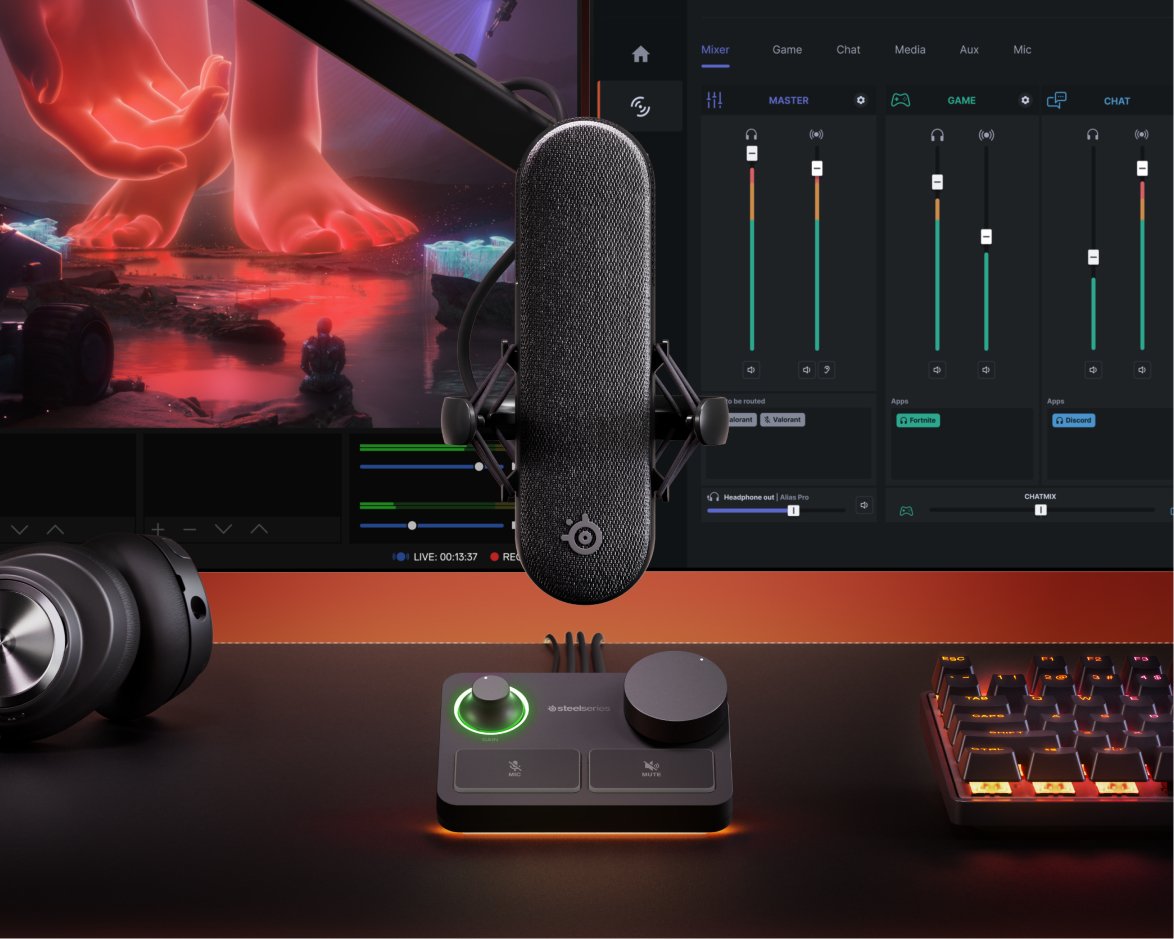 Micrófono Negro, Xlr, Usb-C, Jack 61597