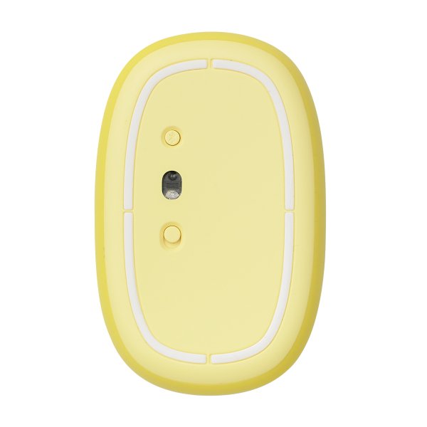 Ratón Rapoo M660 Multimodo Inalámbrico Silencioso Amarillo