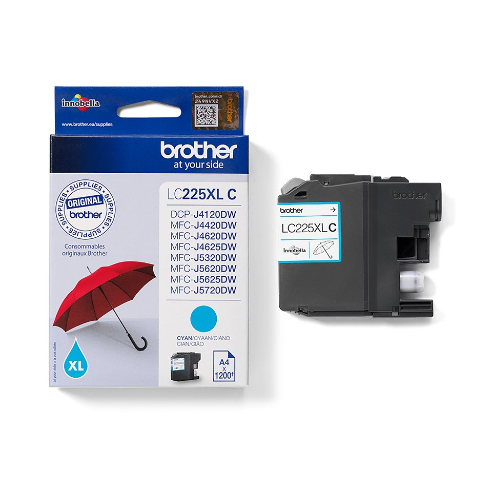 Brother Tinta Original Lc 225xl Mfcj44ss Cian Xl