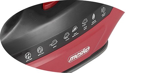 EAN 5902934833837 - Mesko Home MS 5031 plancha Plancha a vapor Suela de cerámica 2400 W Rojo imagen 6