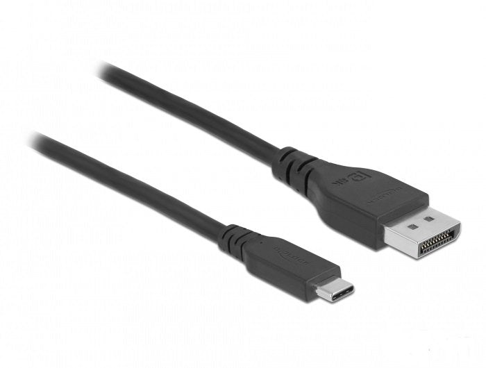 Delock Cable Bidireccional Usb Tipo-C A Displayport 8k 60 Hz 0,5 M