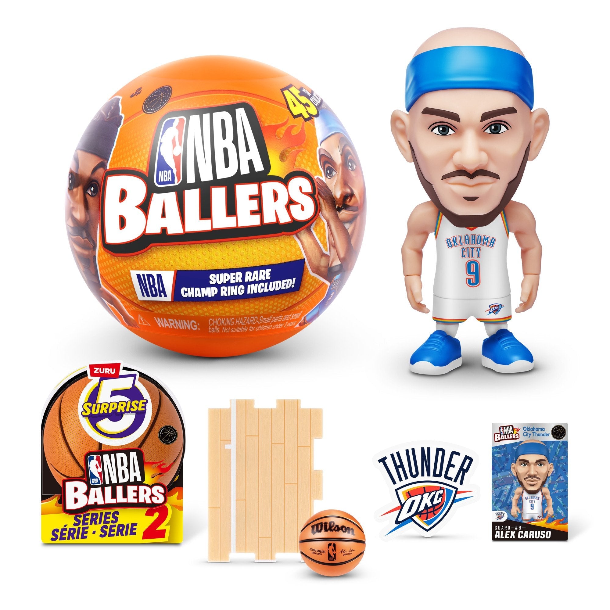 Zuru 5 Surprise - Nba Ballers Series 2, Artículo Ordenado De Personajes, Una Figura 77678gq1