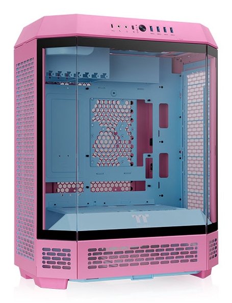 Cajas Pc Thermaltake Ca-1z1-00mawn-00, Rosa Neón