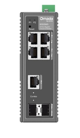 EAN 1210002602075 - TP-Link Omada IES206G switch Gestionado Gigabit Ethernet (10/100/1000) Negro imagen 3