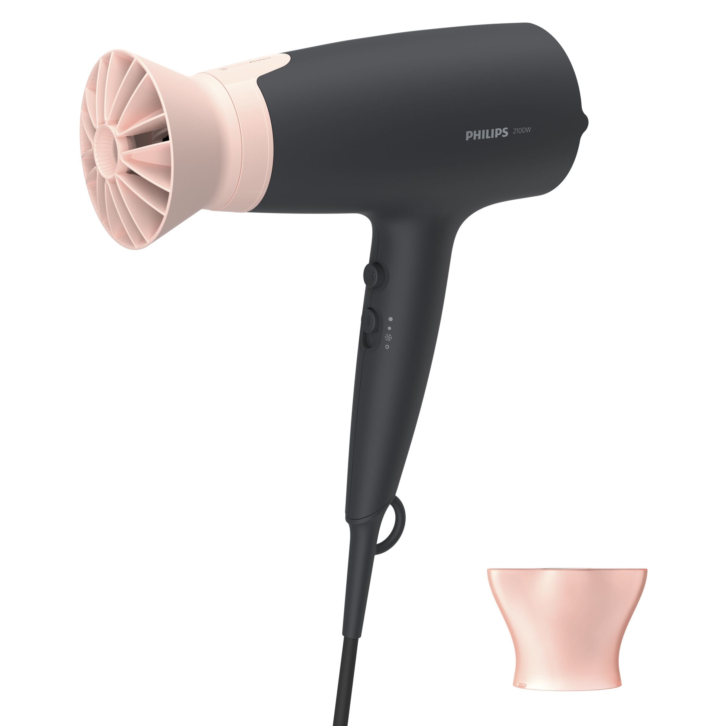 EAN 8710103959595 - Philips 3000 series BHD350/10 secador 2100 W Negro, Rosa imagen 1