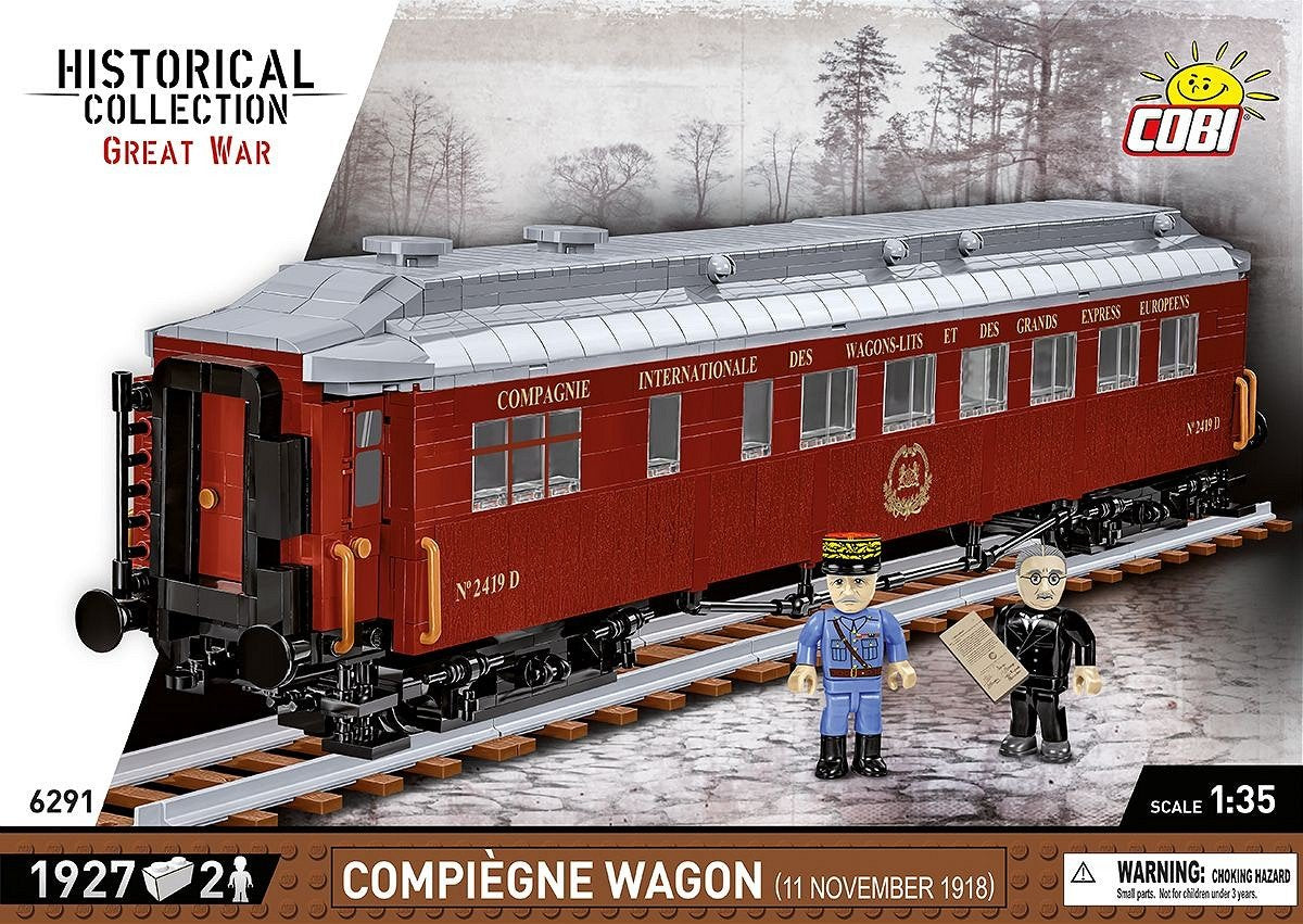 EAN 5902251062910 - COBI Compiègne Wagon (11 November 1918) imagen 3