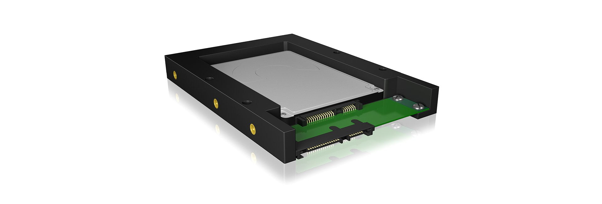 Convertidor Icy Box Hdd / Ssd 2.5 '' / 3.5 '' Icy Box Ib-2538sts, Negro, Sata
