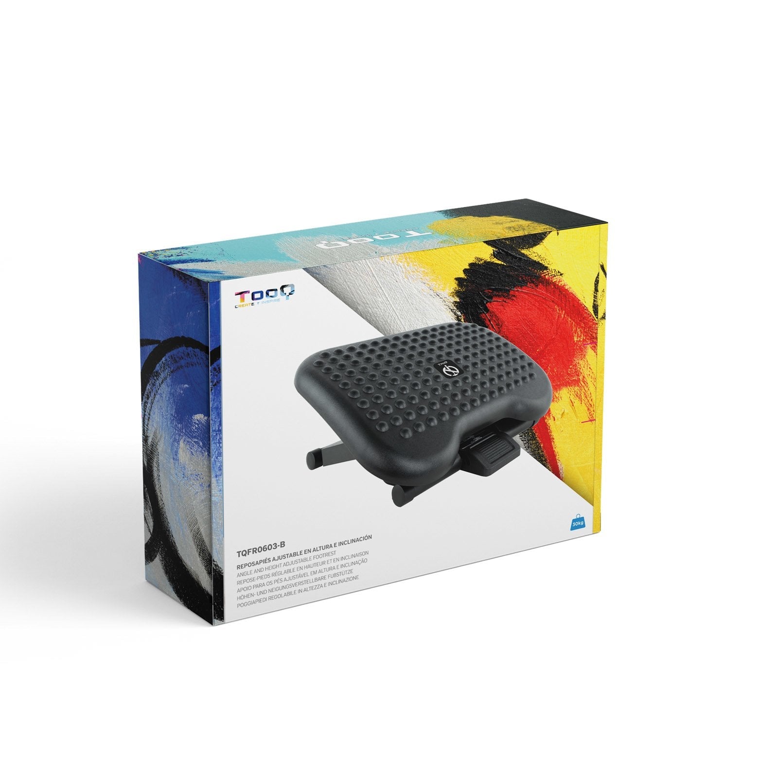 EAN 8433281012776 - TooQ TQFR0603-B soporte para el apoyo de pies imagen 7