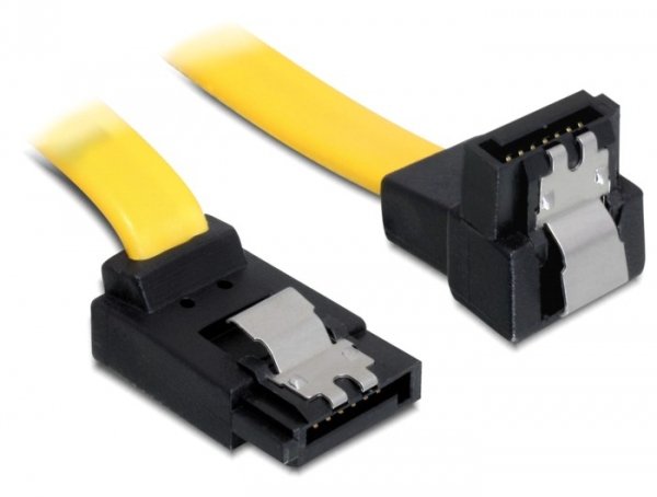 Cable Delock 82821 (Sata - Sata; 0 50 M; Amarillo)