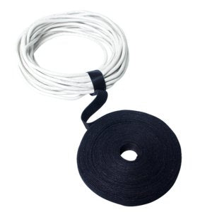Logilink - Organizador De Cable, Cinta De Velcro, 10m, Negro