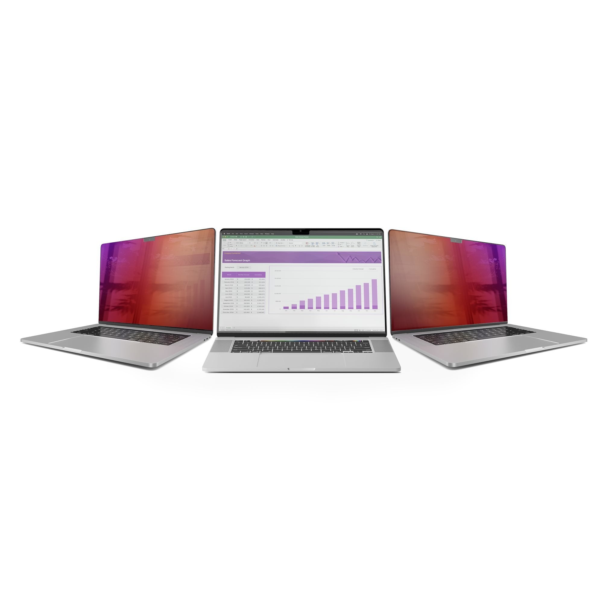 Startech.Com Filtro De Privacidad Dorado Para Macbook Pro 21/23 De 16in - Con Privacidad Mejorada - Protector De Pantalla De Doble Cara - +/- 30 Grados