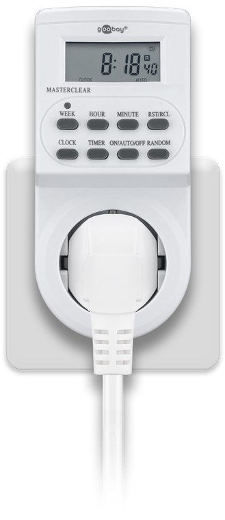 Goobay Temporizador Digital 51277 Blanco