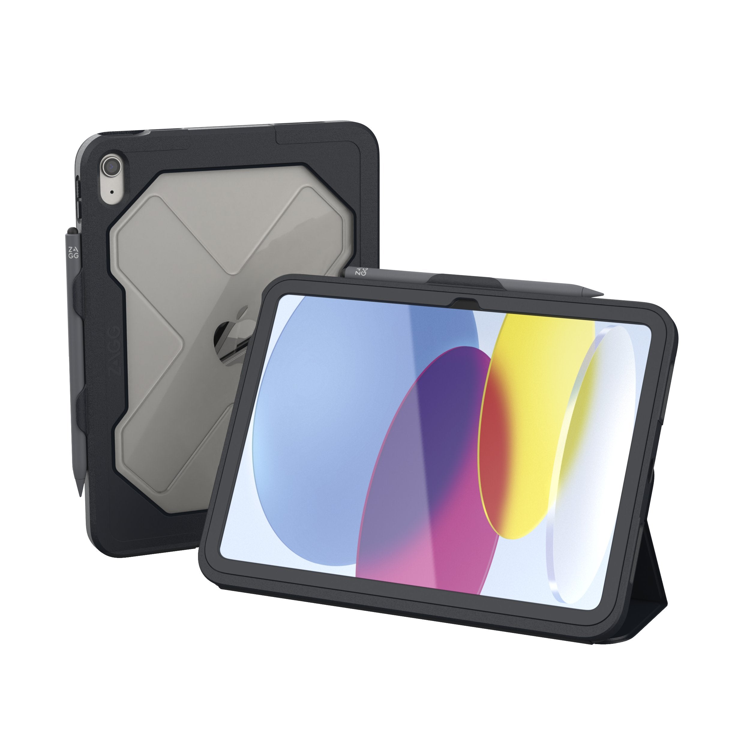Zagg Case Rugged Messenger Para Ipad 10.9 Zoll Charcoal
