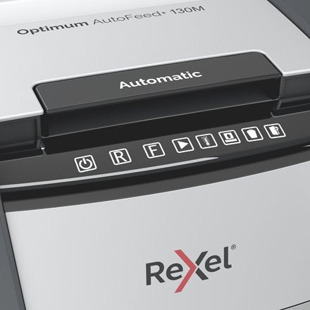 EAN 5028252616836 - Rexel AutoFeed+ 130M triturador de papel Microcorte 55 dB Negro, Gris imagen 5