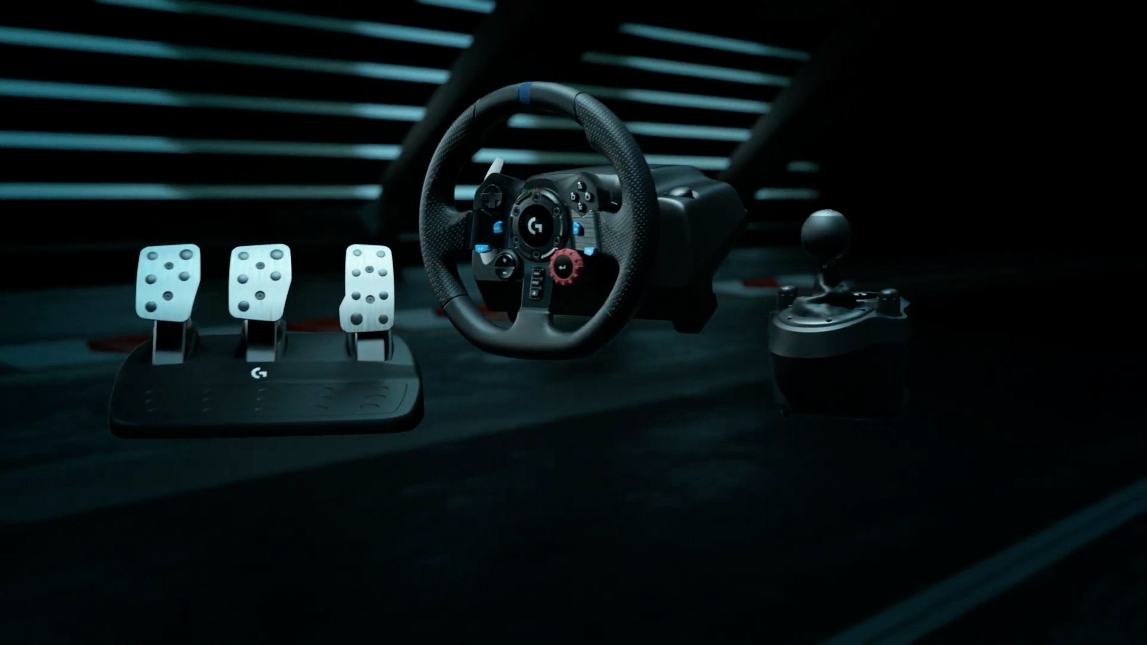 Volante De Carreras Logitech G920 Driving Forcé Para Xbox One Pc Forcé Feedback Con Dos Motores 900 Rotación Pedales Calibracion Automatica