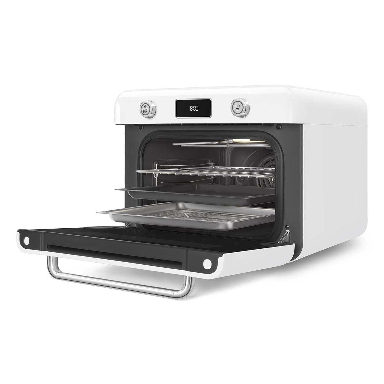 EAN 8017709333843 - Smeg COF01WHEU horno de vapor Pequeño Blanco Botones, Giratorio imagen 6