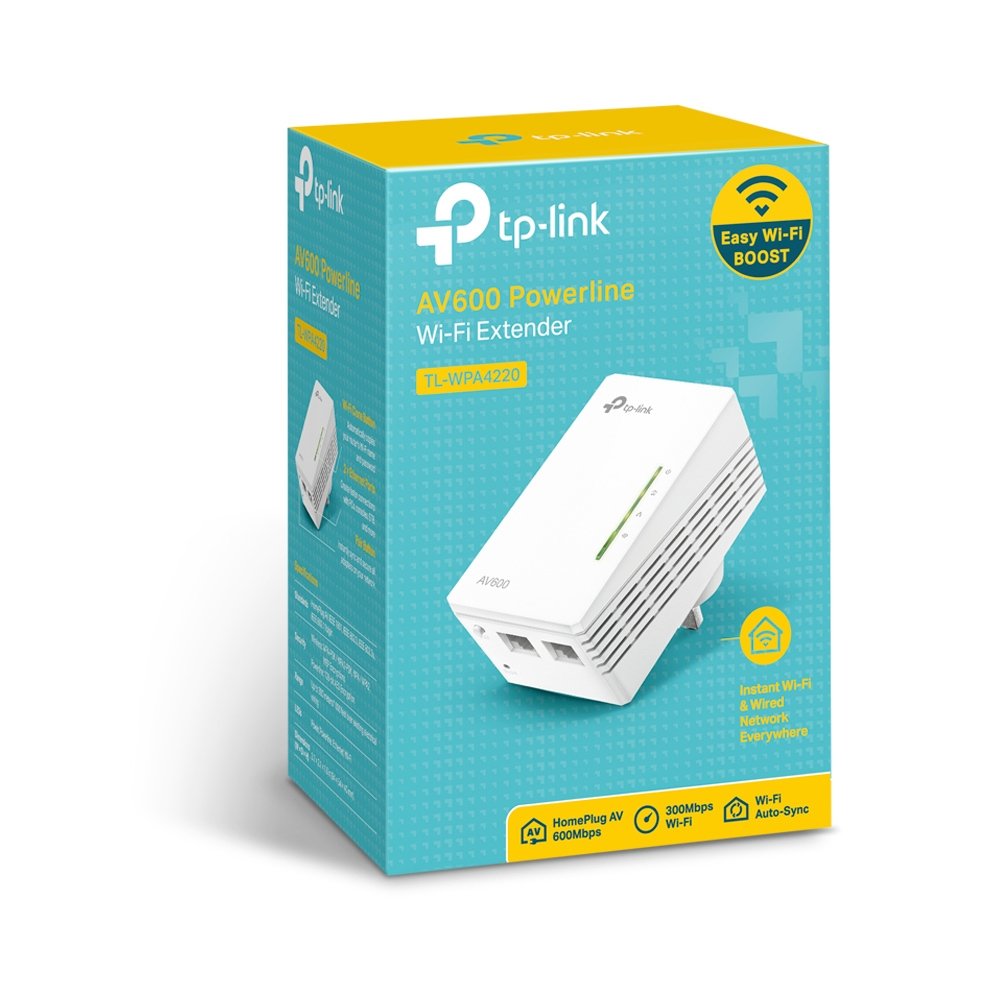 Tp-Link Tl-Wpa4220 Powerline Wireless Extender Av600
