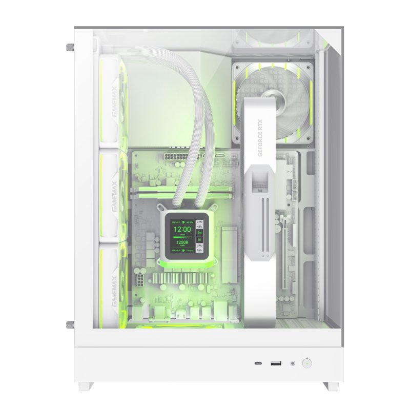 Caja Pc Gamemax Case T20 Wh M-Atx