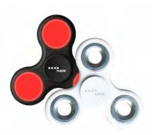 Plantin Spinner Paquete Doble Blanco Negro 1x Con Led