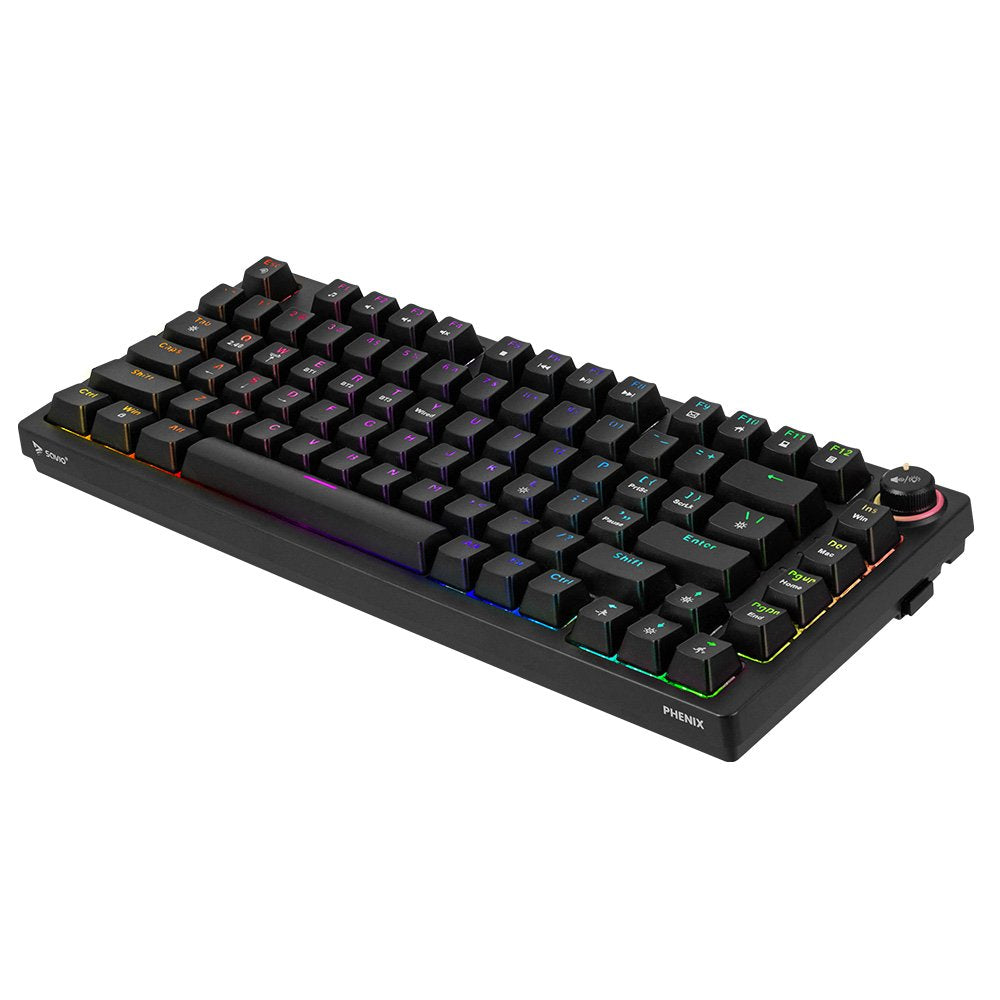 EAN 5901986048565 - Savio SAVGK-PHENIX YELLOW teclado Juego USB + RF Wireless + Bluetooth QWERTY Inglés de EE. UU. Negro imagen 3