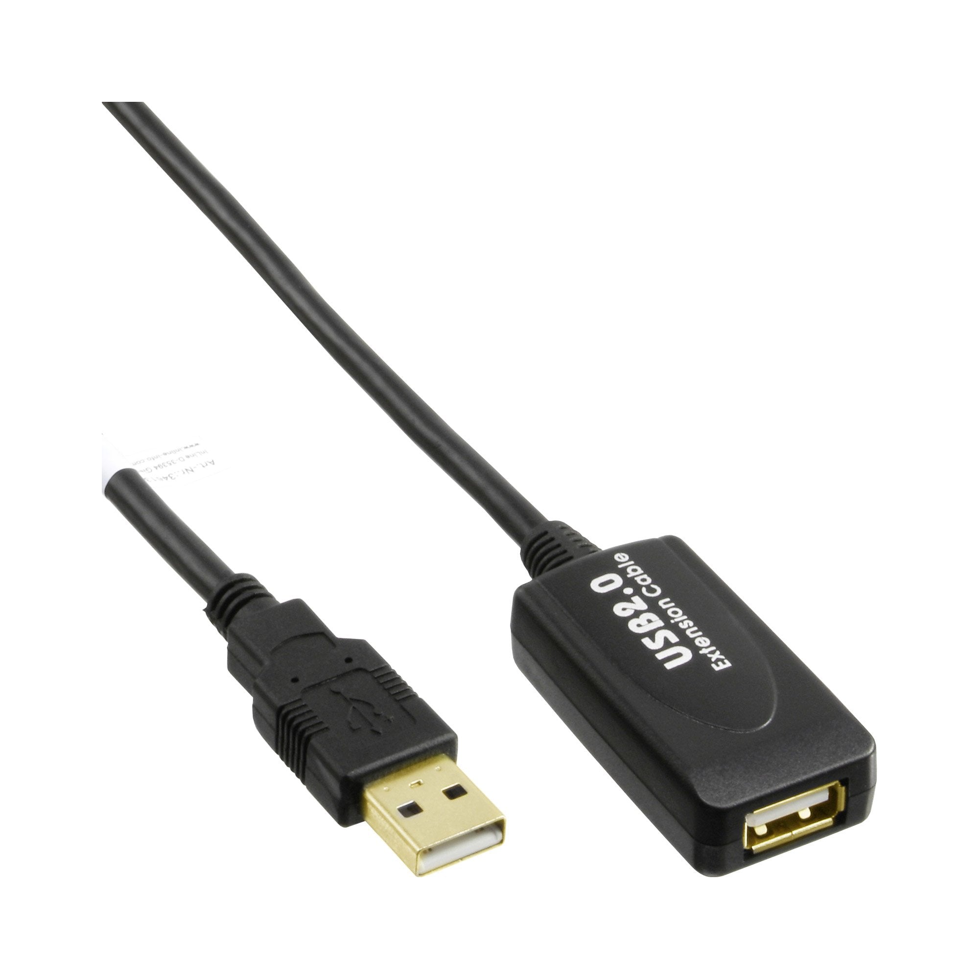EAN 4043718182879 - InLine 34612I cable USB USB 2.0 15 m USB A Negro imagen 1