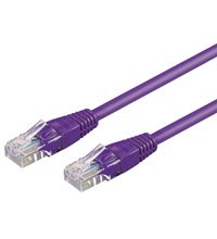 Cat 6 Patch Cable, U/Utp, Violet, 10 M - Cca Material