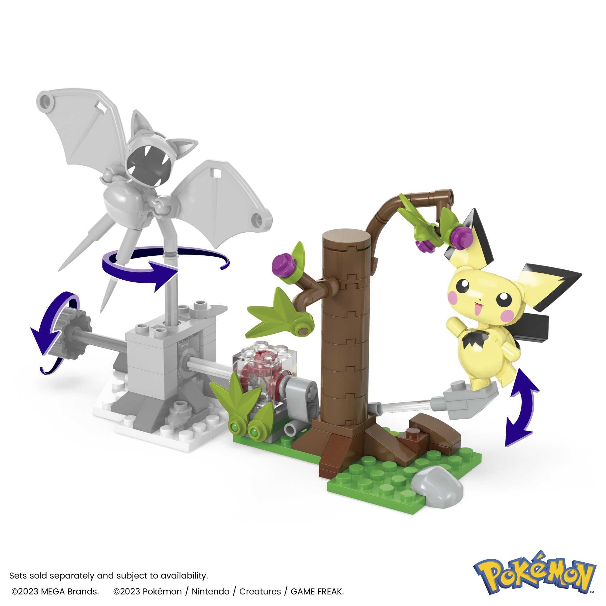 Mattel Mega Pokémon Pichus Forest Forrajeando Hpb59